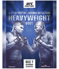 Ufc Unisex Fight Night Dec 7 Saturday Official Poster