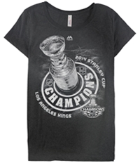 Majestic Womens Los Angeles Kings 2014 Stanley Cup Graphic T-Shirt