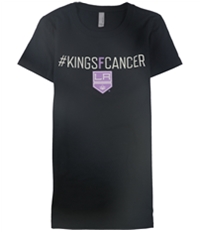 Next Level Womens #Kingsfcancer Graphic T-Shirt