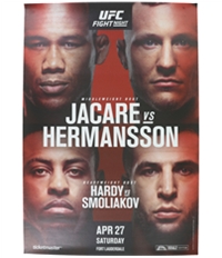 Ufc Unisex Fight Night Fort Lauderdale Official Poster