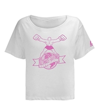Reebok Womens Ultiman Globe Boxy Graphic T-Shirt