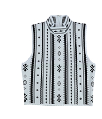 Guess Womens Printed Knit Sweater