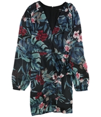 Guess Womens Rhodes Jungle Asymmetrical Dress