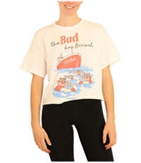 Junk Food Womens Uss Bud Cropped Graphic T-Shirt