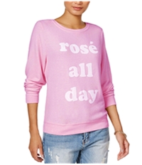 Dream Scene Womens Cotton Rose All Day Sweatshirt