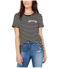 Carbon Copy Womens Patch Embellished T-Shirt