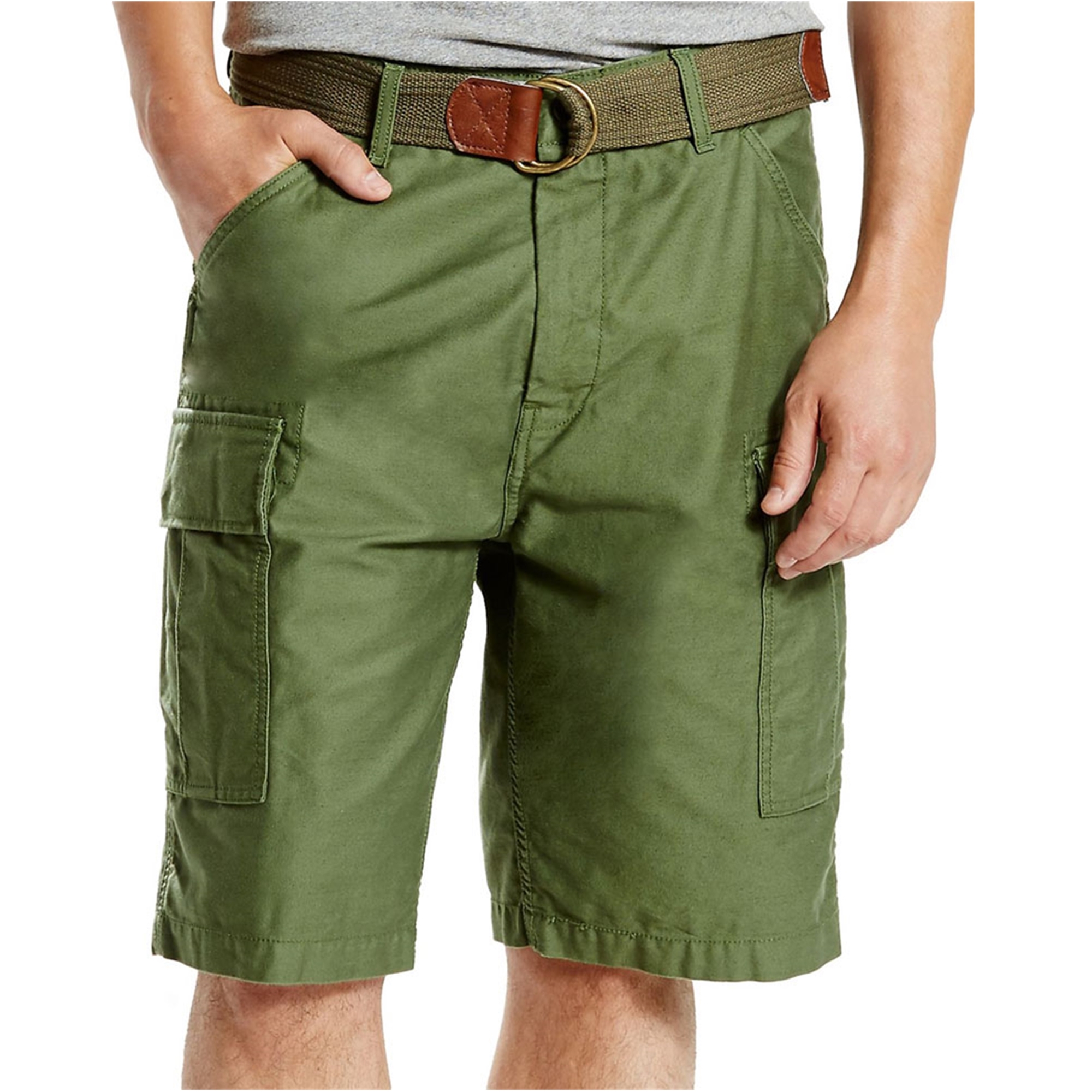 levi's navy blue cargo shorts