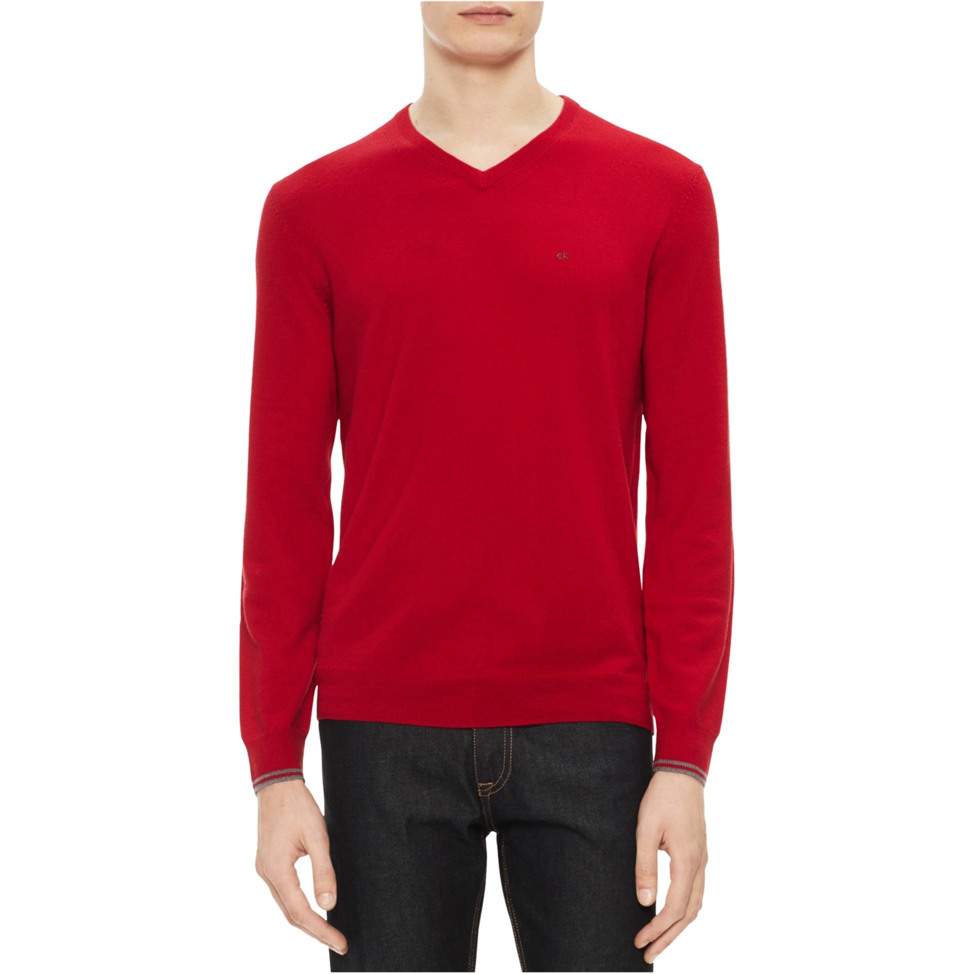 Calvin Klein Mens Extra Fine Merino Pullover Sweater | Mens Apparel ...