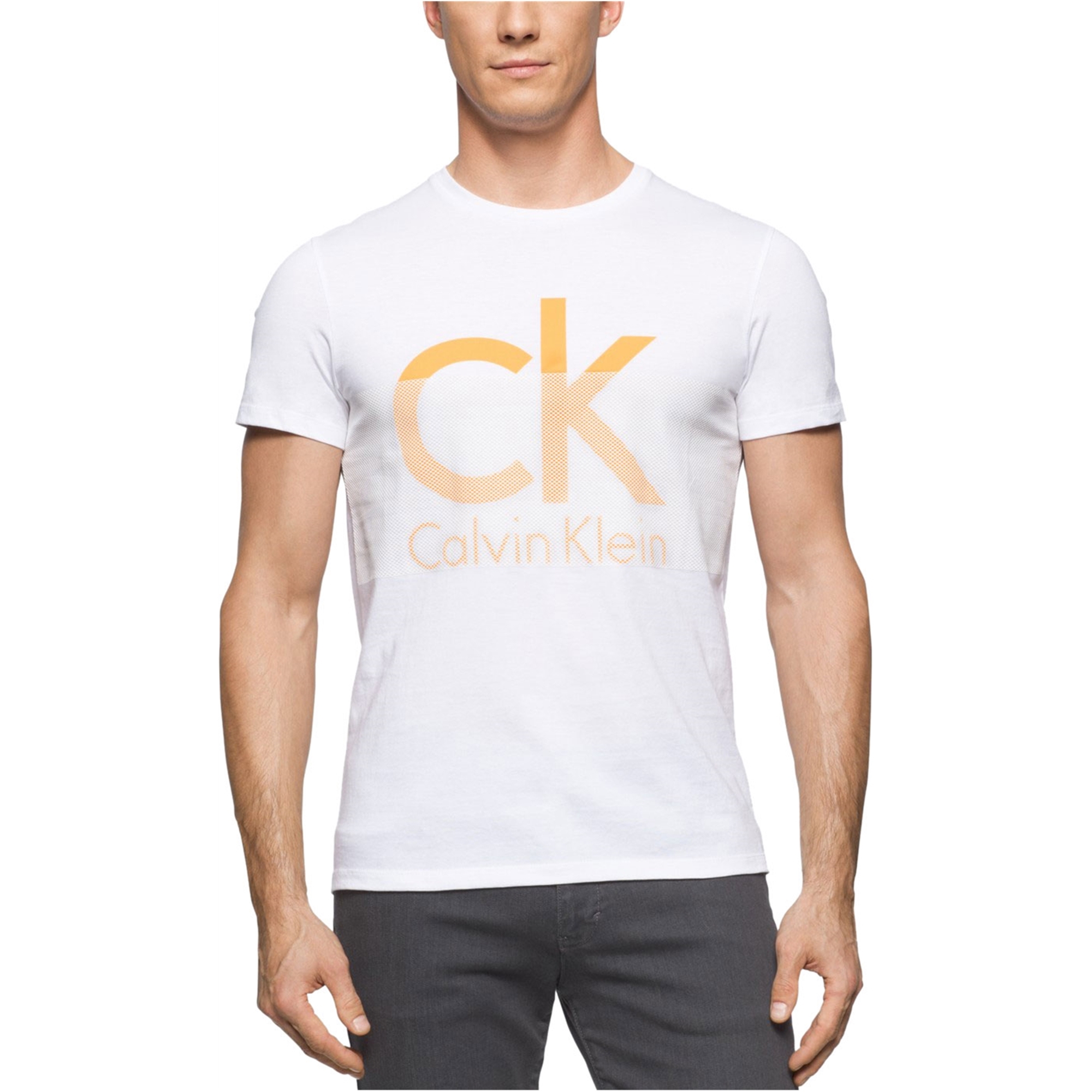 Calvin Klein Mens CK Logo Graphic T-Shirt | Mens Apparel | Free ...
