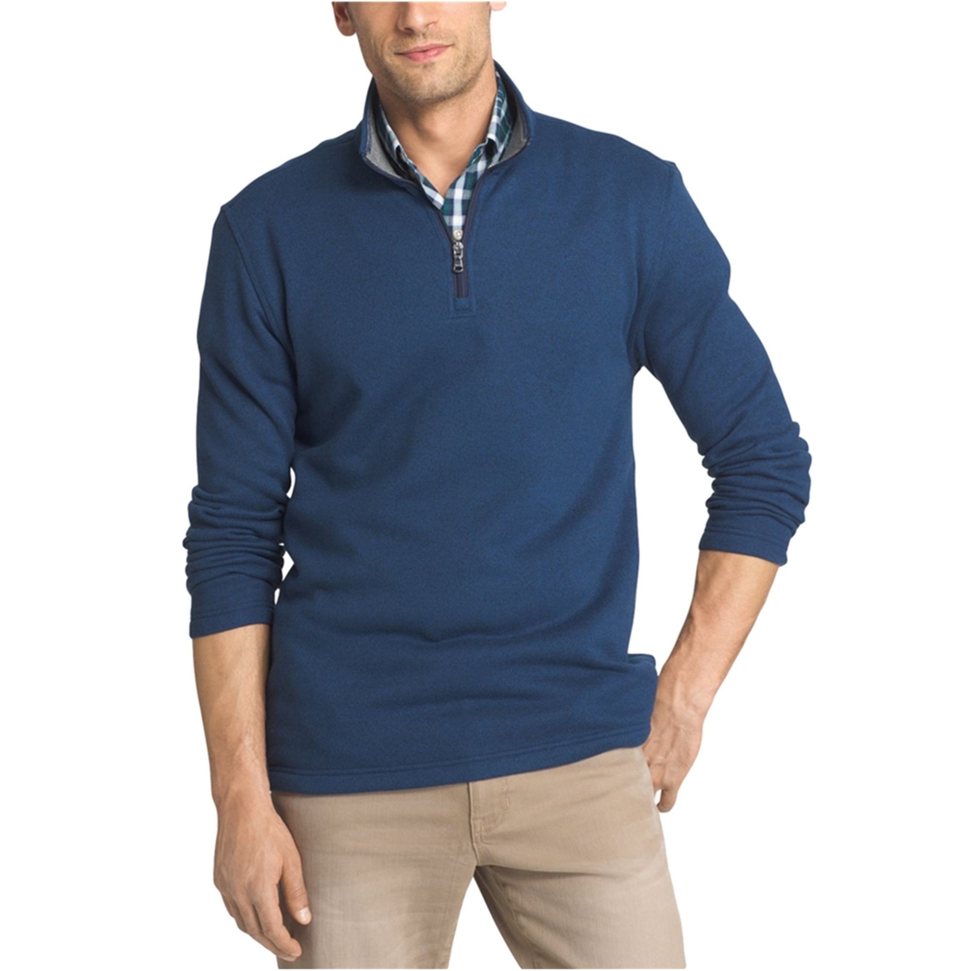 IZOD Mens Textured 1/4 Zip Sweatshirt | Mens Apparel | Free Shipping on ...
