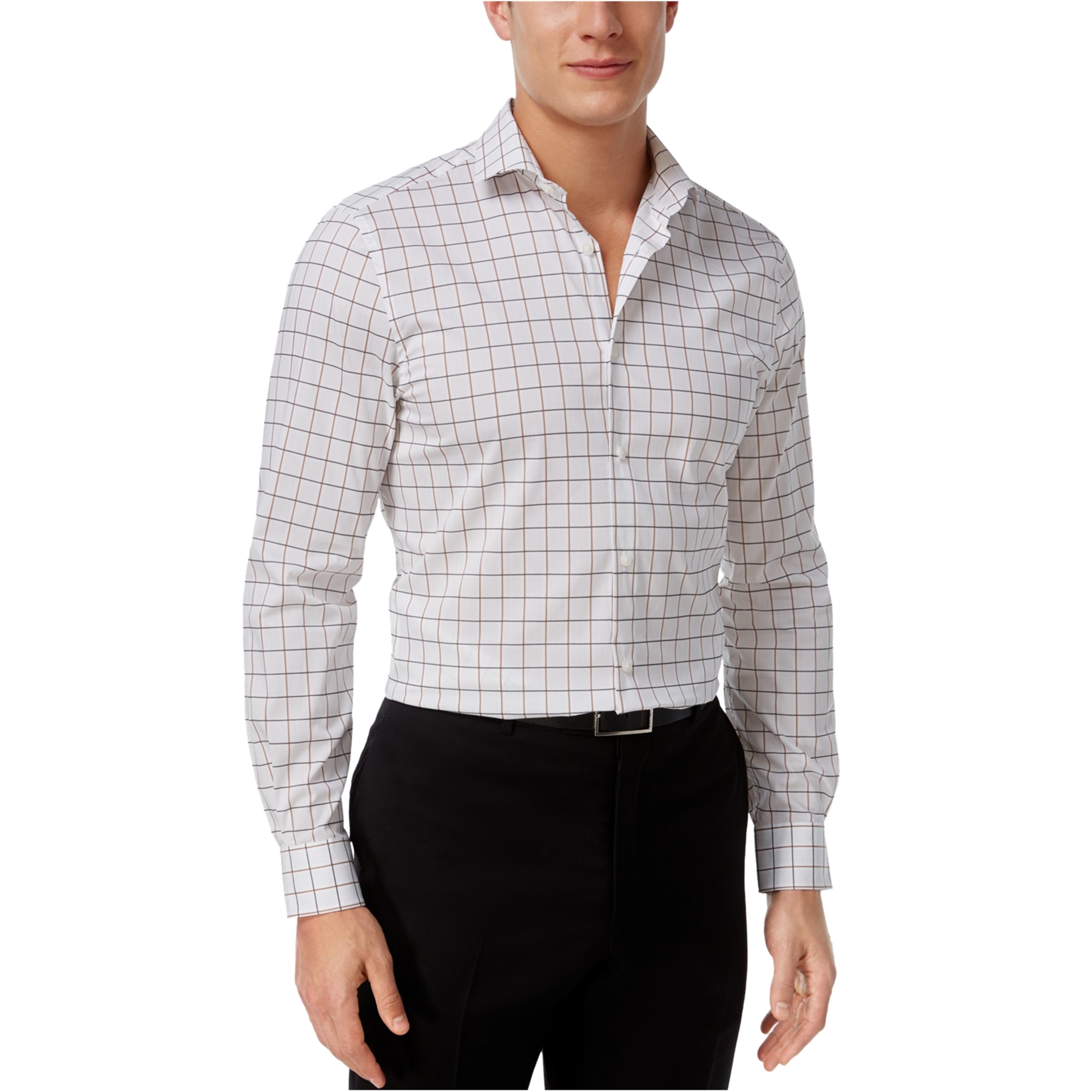 Perry Ellis Mens Wrinkle Resistant Button Up Shirt | Mens Apparel ...