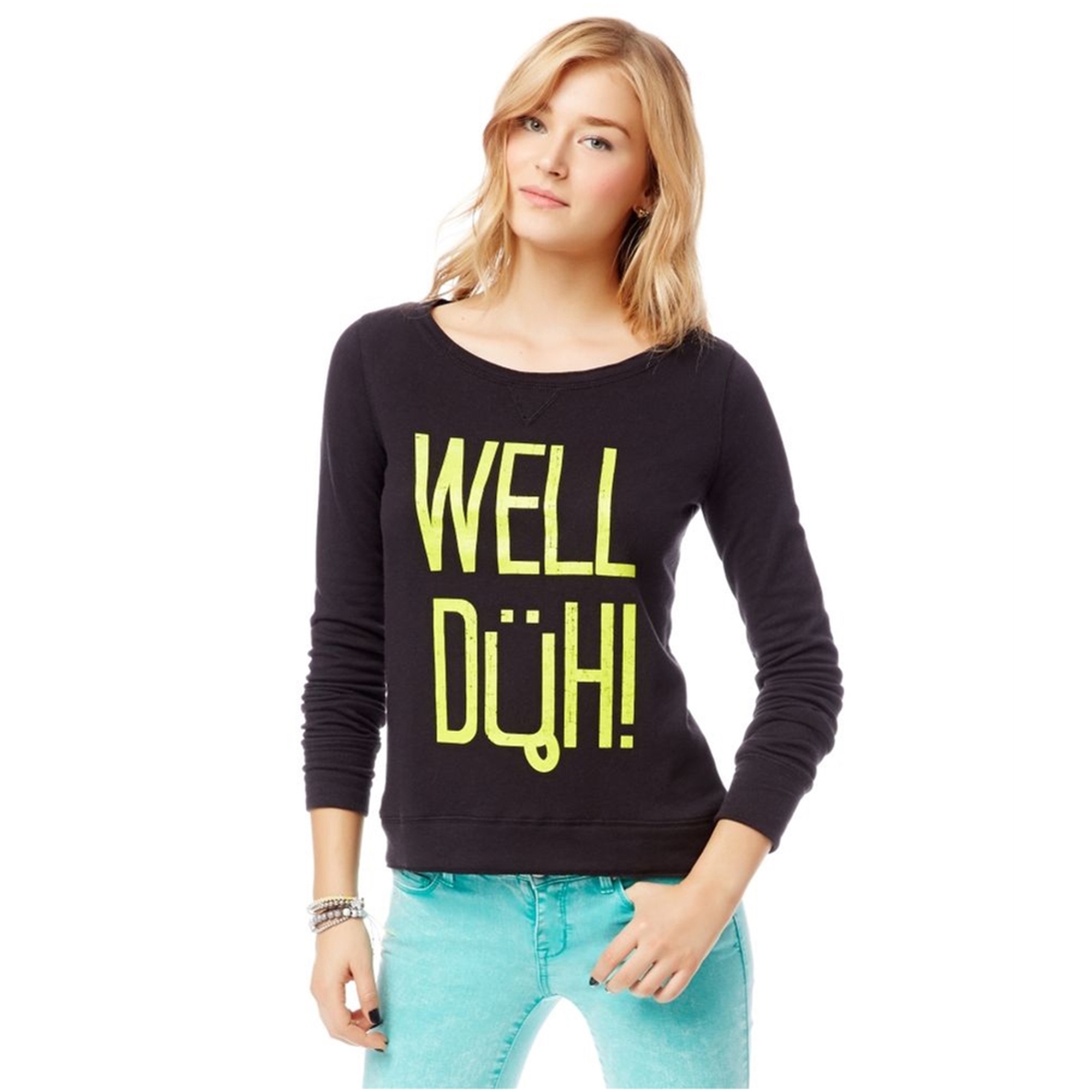 Download Aeropostale Womens Well Duh Cropped Sweatshirt | Womens ...