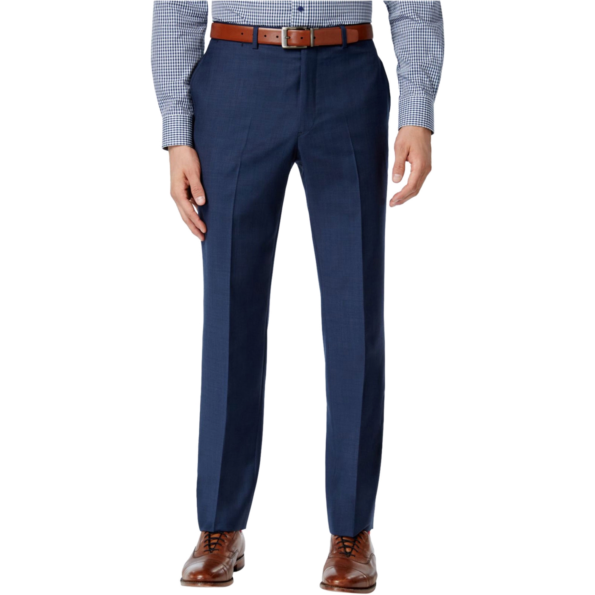 Tommy Hilfiger Mens Sharkskin Modern Fit Dress Pant Slacks | Mens ...