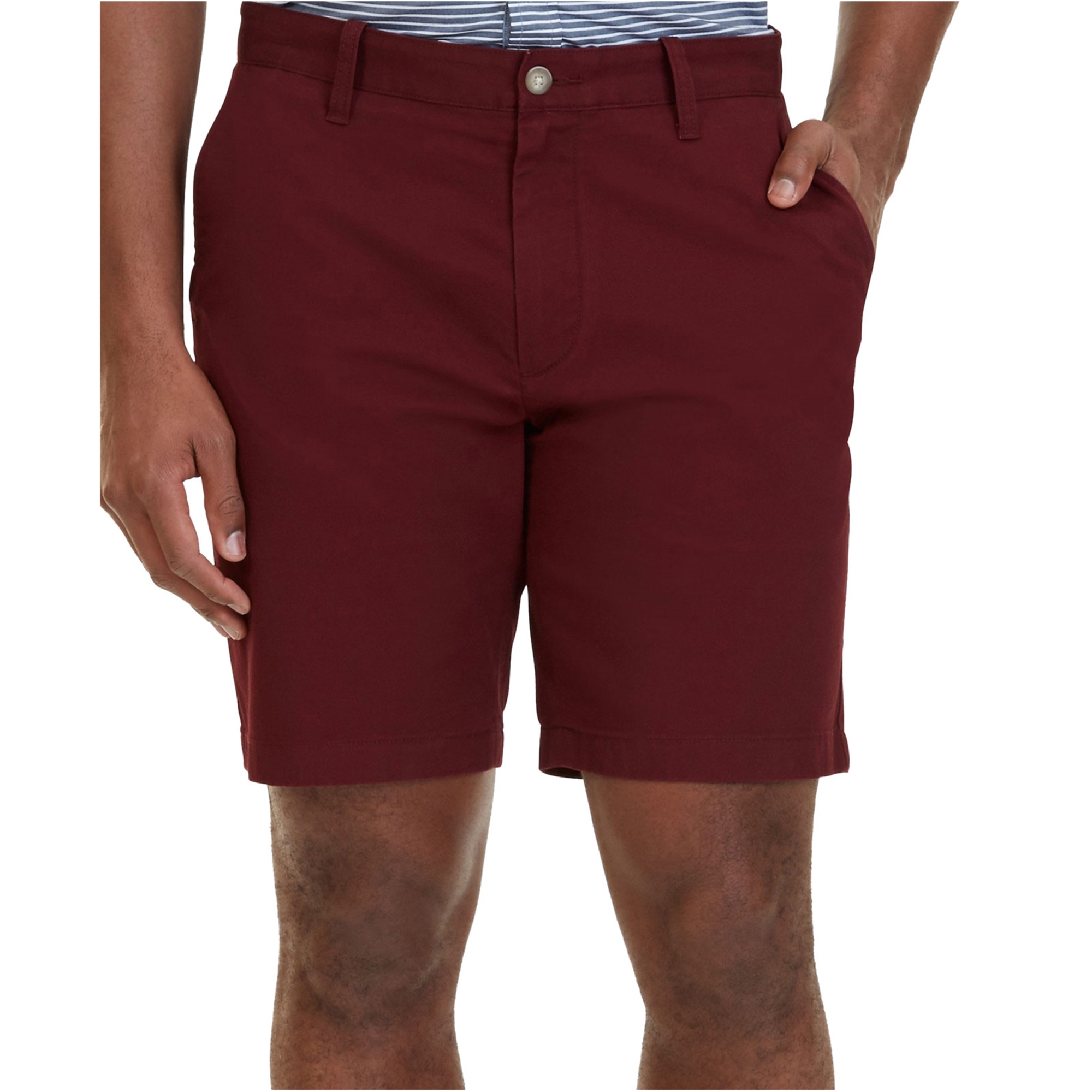 mens orange chino shorts