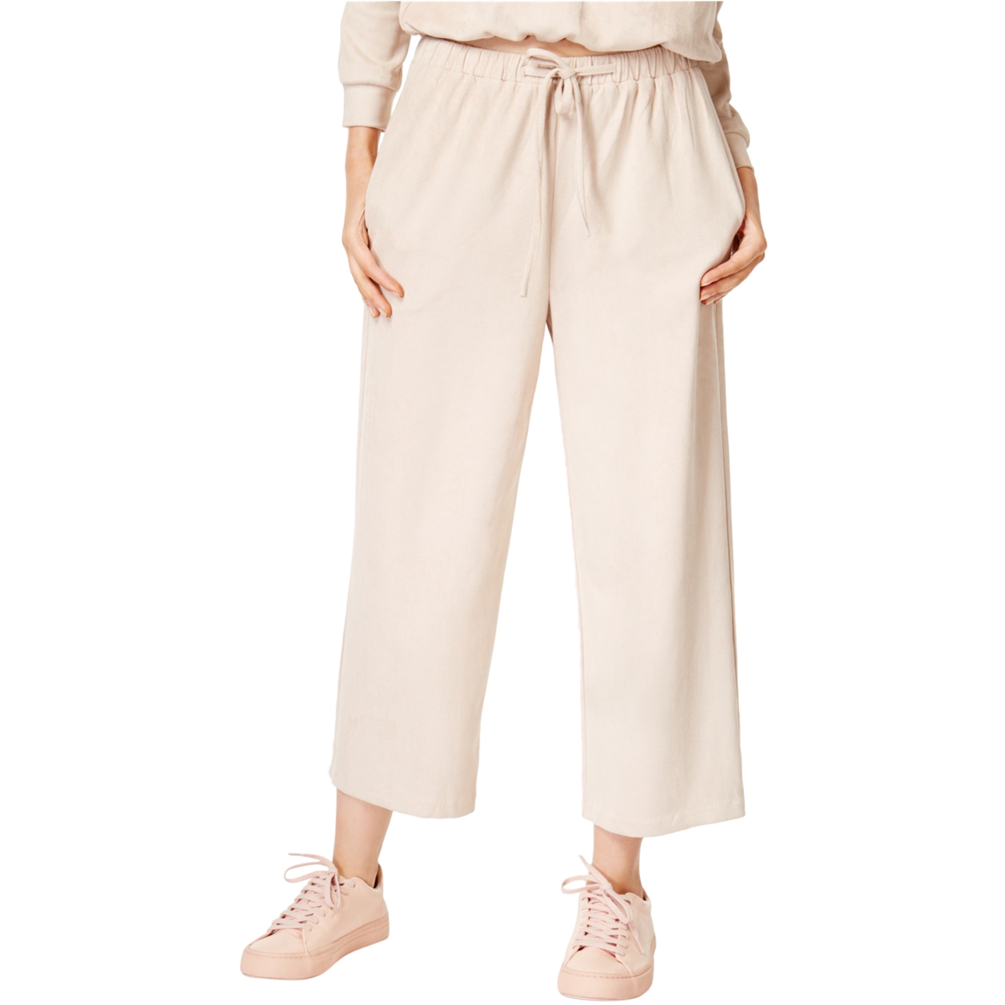 MinkPink Womens Faux-Suede Casual Trousers | Womens Apparel | Free ...
