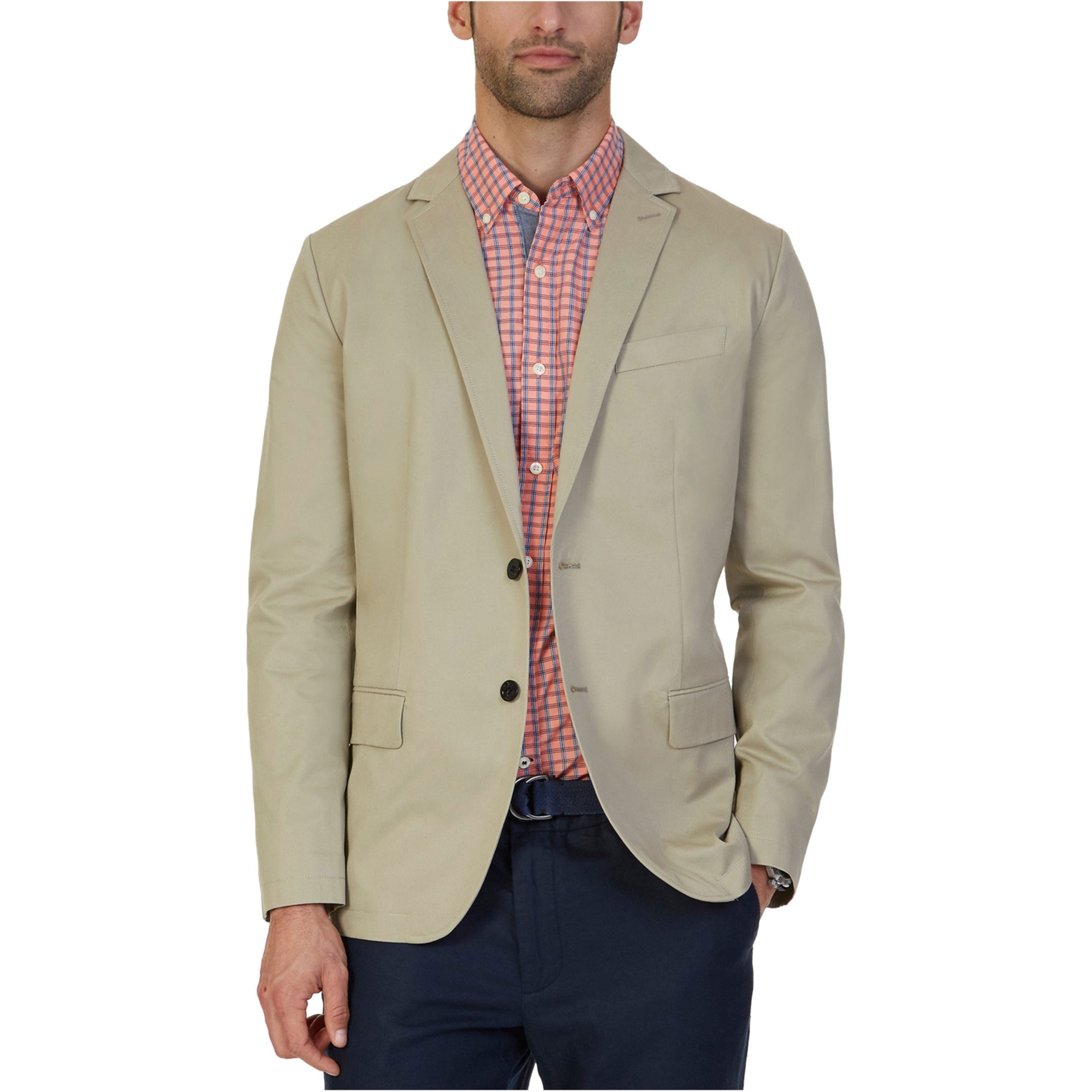 Nautica Mens Twill Two Button Blazer Jacket | Mens Apparel | Free ...