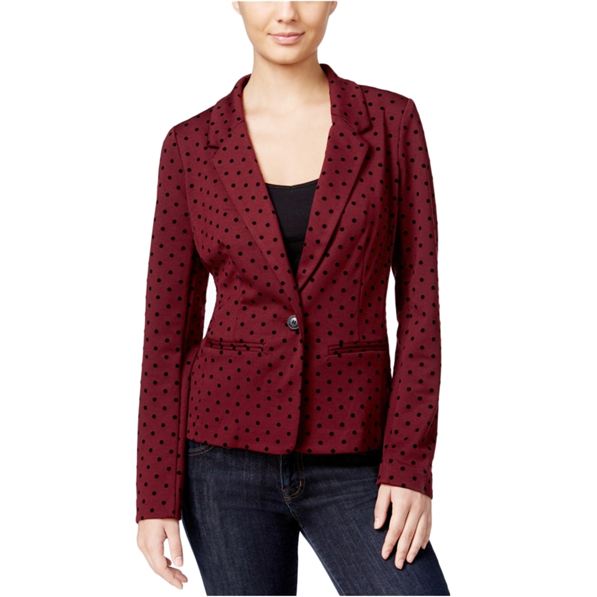 Kensie Womens Polka Dot Blazer Jacket | Womens Apparel | Free Shipping ...
