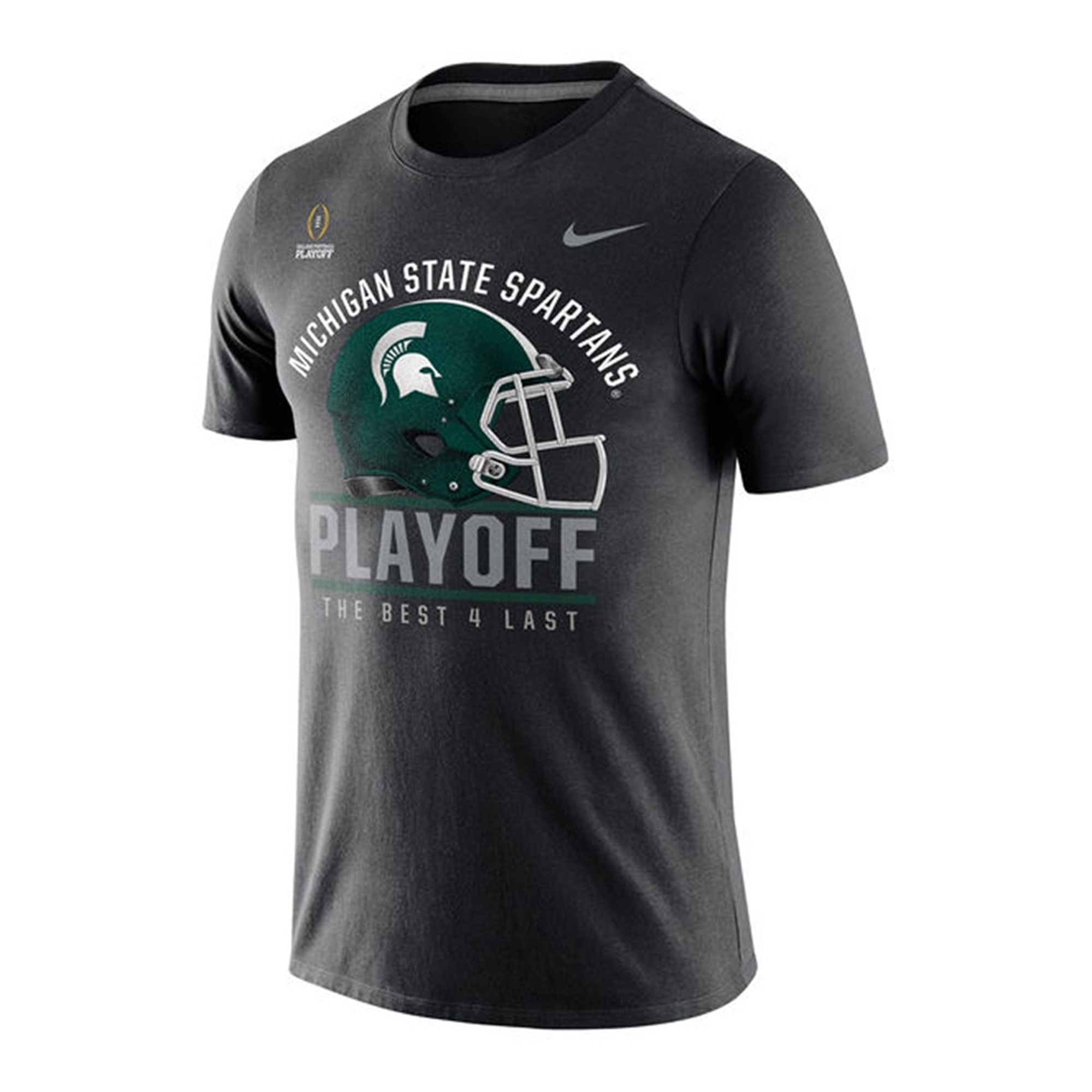 Nike Mens Michigan State Playoff Helmet Graphic T-Shirt | Mens Apparel ...