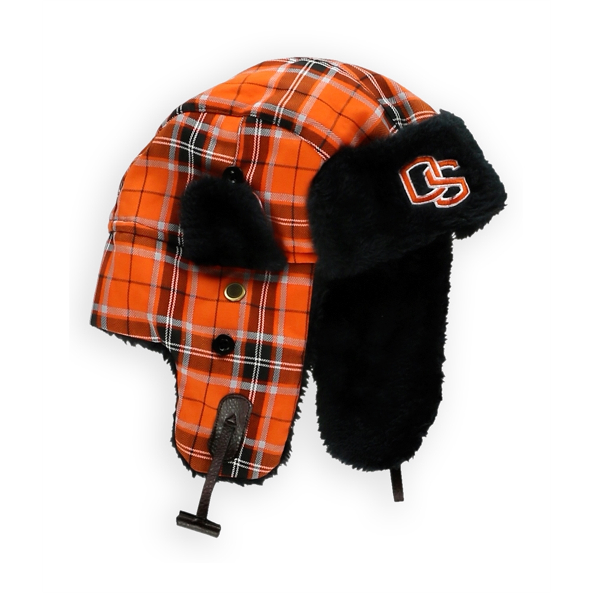 plaid trapper hat mens