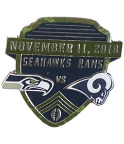 WinCraft Unisex Rams VS Seahawks 11-11-18 Pin Brooche