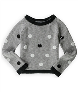 Justice Girls Polka Dot Sequin Knit Sweater