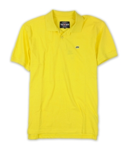 Ecko Unltd. Mens Wallburner Solid Color Rugby Polo Shirt