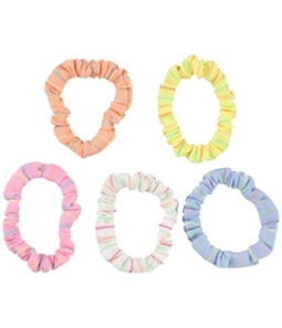 American Eagle Womens 5-Pack Striped Hair Scrunchie
