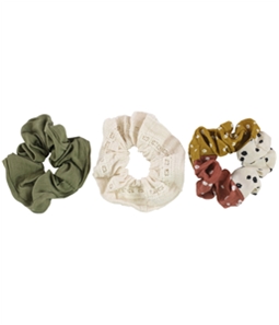 American Eagle Womens 3 Pack Multi Fabric Hair Scrunchie