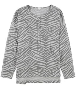 American Eagle Womens Animal Print Thermal Pajama Shirt