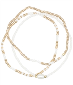 American Eagle Womens 3-Pack Friendship Stretch Bracelet