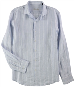Tasso Elba Mens Boucle Button Up Shirt