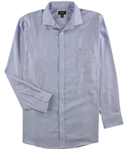 Tasso Elba Mens Non-Iron Twill Button Up Dress Shirt