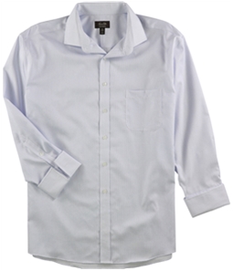 Tasso Elba Mens Pin Stripe Button Up Dress Shirt