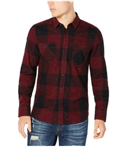 American Rag Mens Check Button Up Shirt