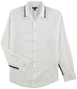 Alfani Mens Contrast Button Up Shirt