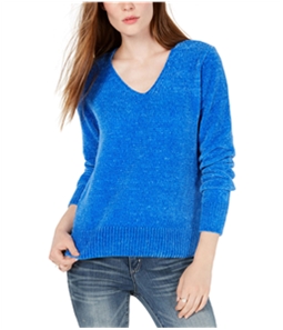 maison Jules Womens Chenille V-Neck Pullover Sweater