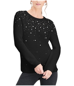 I-N-C Womens Allover Sparkle Pullover Sweater