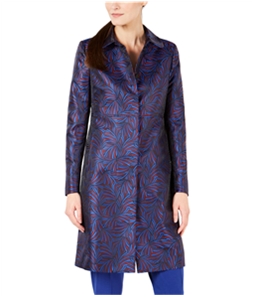Anne Klein Womens Jacquard Coat