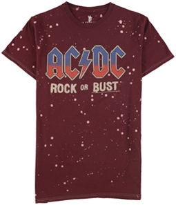 Junk Food Womens ACDC Rock Or Bust Graphic T-Shirt
