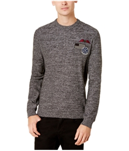 American Rag Mens Patched Pullover Sweater