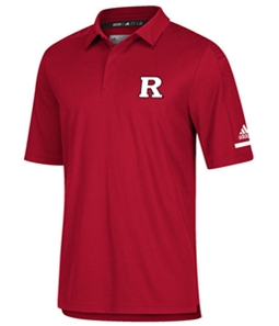 Adidas Mens Rutgers University Coach Rugby Polo Shirt