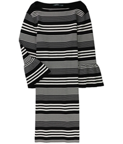 Ralph Lauren Womens Striped Sweater Dress