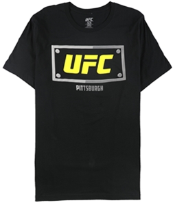 UFC Mens Pittsburgh Steel City Bolt Graphic T-Shirt