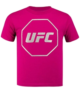 UFC Girls Glitter Logo Graphic T-Shirt