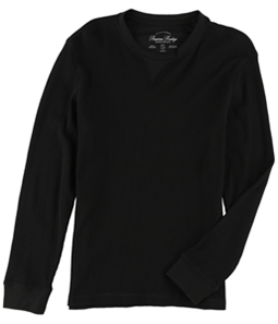American Heritage Mens Textured LS Basic T-Shirt