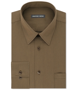 Geoffrey Beene Mens Bedford Button Up Dress Shirt