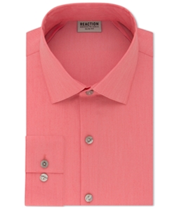 Kenneth Cole Mens Techni-Cole Button Up Dress Shirt