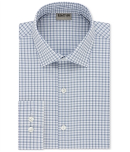 Kenneth Cole Mens Plaid Button Up Dress Shirt