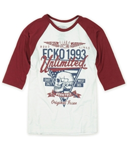Ecko Unltd. Mens Original Issue Raglan Knit Graphic T-Shirt
