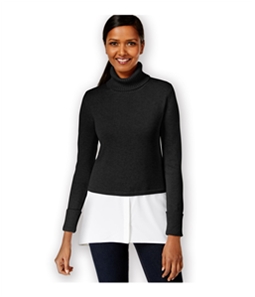 Style & Co. Womens Layered-Look Turtleneck Pullover Sweater